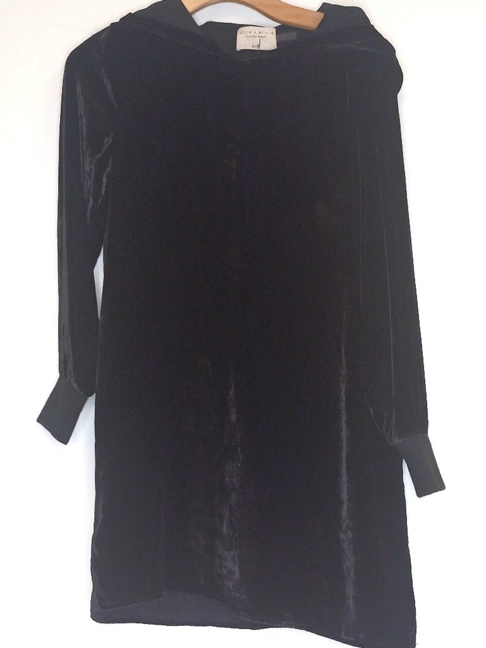 Long Zip Up Velvet Hoodie